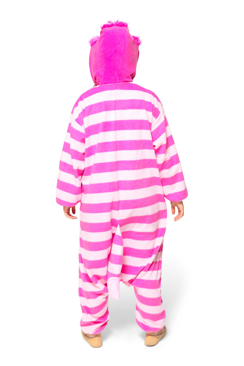 Cheshire Cat Character Kigurumi Adult Onesie Costume Pajamas Back