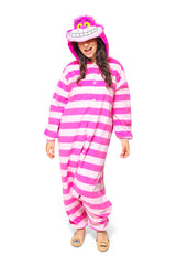 Cheshire Cat Character Kigurumi Adult Onesie Costume Pajamas Main