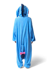Eeyore Character Kigurumi Adult Onesie Costume Pajamas Back
