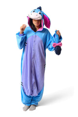 Eeyore Character Kigurumi Adult Onesie Costume Pajamas Tail Detail
