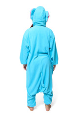 Elephant Animal Kigurumi Adult Onesie Costume Pajamas Back