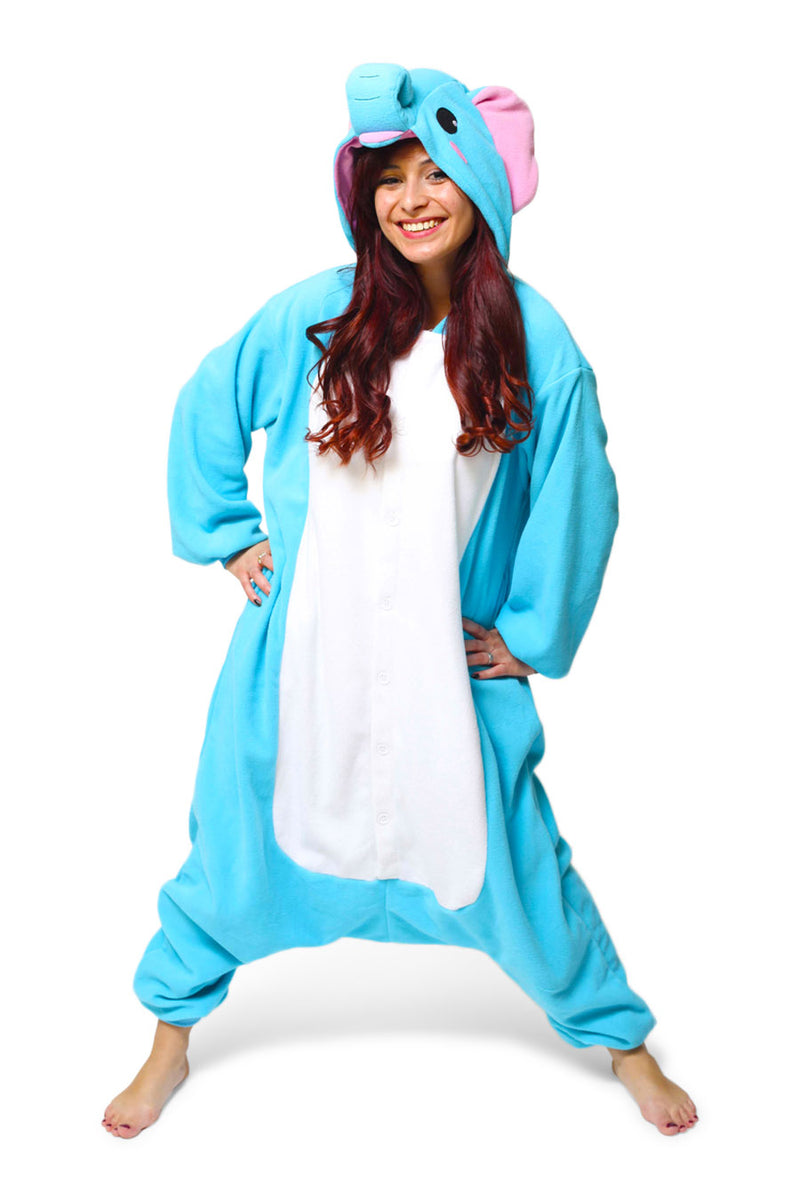 Elephant Animal Kigurumi Adult Onesie Costume Pajamas Main