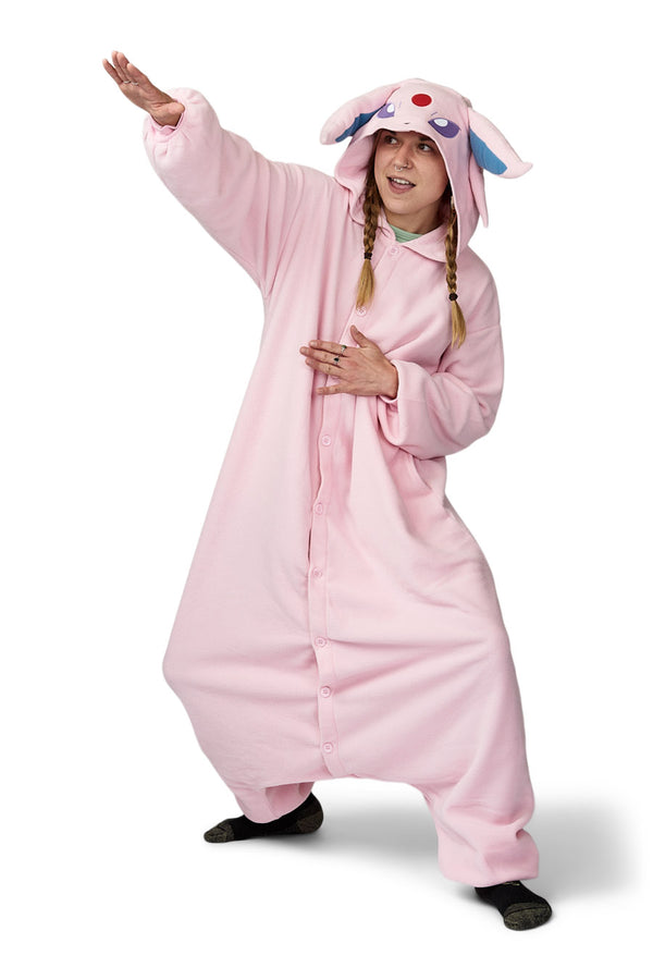 Espeon Character Pokemon Kigurumi Adult Onesie Costume Pajamas Main