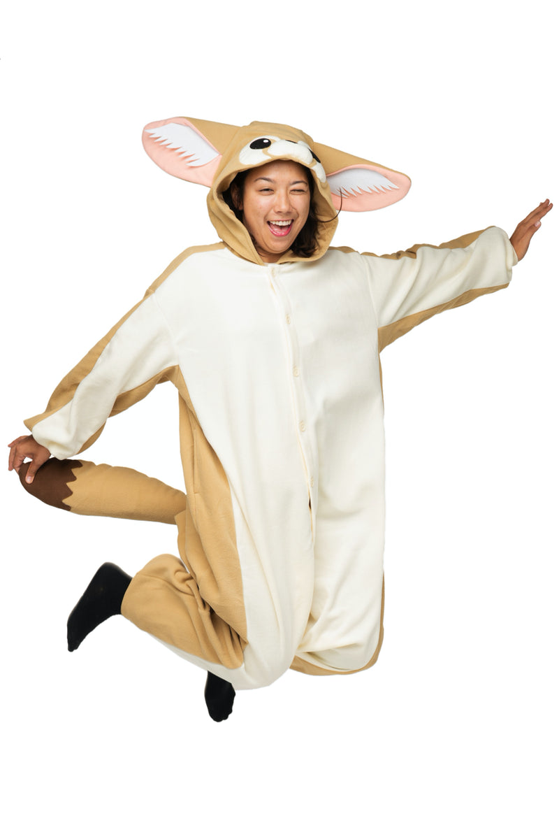 Fennec Fox Animal Kigurumi Adult Onesie Costume Pajamas Main 2