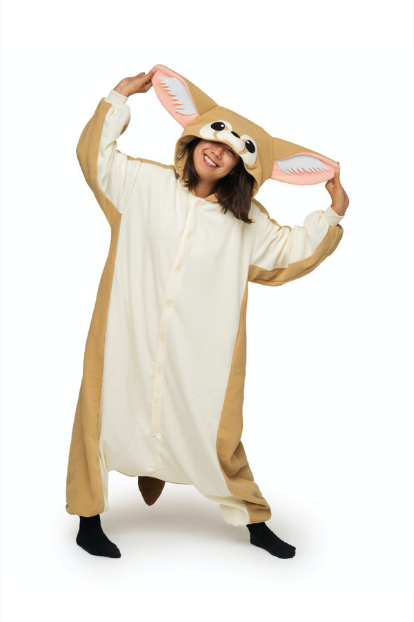Fennec Fox Animal Kigurumi Adult Onesie Costume Pajamas Main