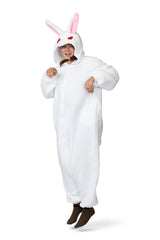 Fluffy Rabbit Animal Kigurumi Adult Onesie Costume Pajamas Main