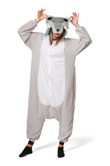 Ghost Wolf X-Tall Animal Kigurumi Adult Onesie Costume Pajamas Main