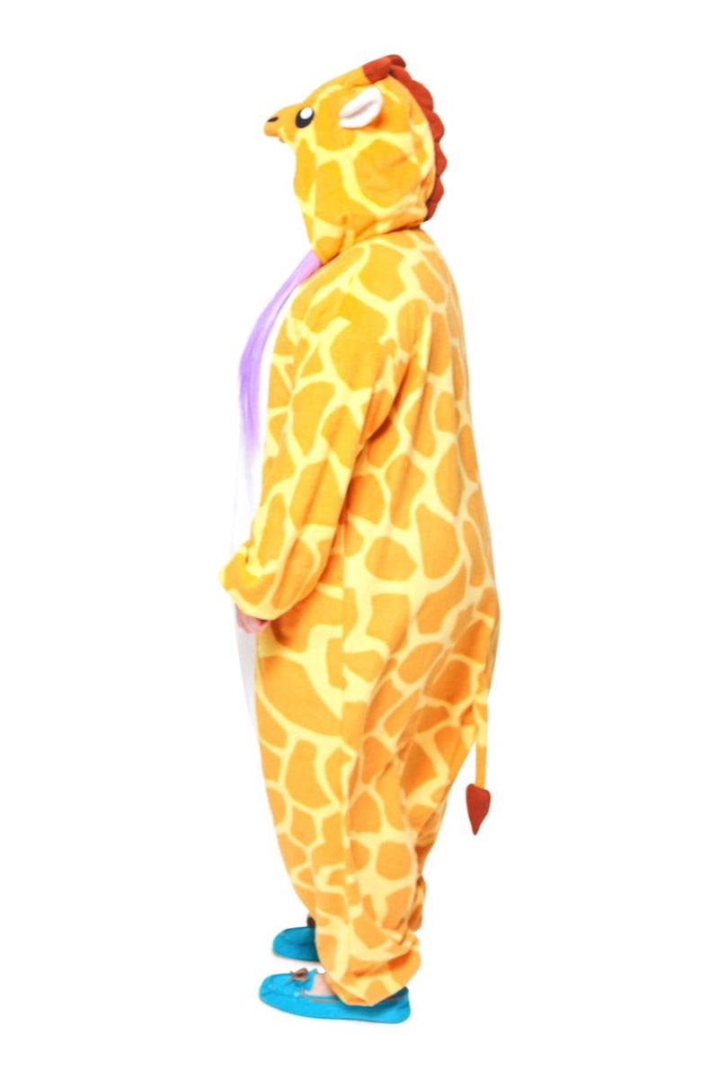 Giraffe X-Tall Animal Kigurumi Adult Onesie Costume Pajamas Side