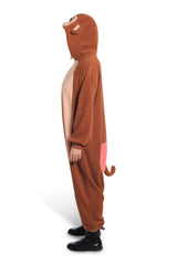 Japanese Monkey Animal Kigurumi Adult Onesie Costume Pajamas Side