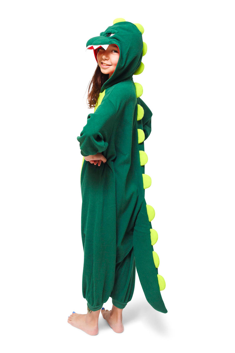 Kids Dinosaur Animal Kigurumi Onesie Costume Pajamas Side 