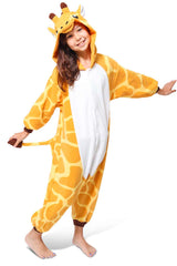 Kids Giraffe Animal Kigurumi Onesie Costume Pajamas Main 