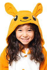 Kids Kangaroo Animal Kigurumi Onesie Costume Pajamas Hood