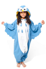 Kids Owl Animal Kigurumi Onesie Costume Pajamas Main 2