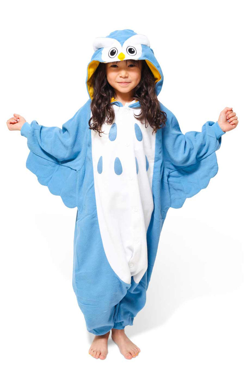 Kids Owl Animal Kigurumi Onesie Costume Pajamas Main 2