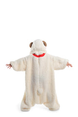 Kids Sheep Animal Kigurumi Onesie Costume Pajamas Back