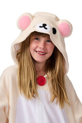 Korilakkuma Character Kigurumi Kids Onesie Costume Pajama Hood