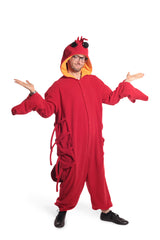 Lobster Animal Kigurumi Adult Onesie Costume Pajamas Main 2