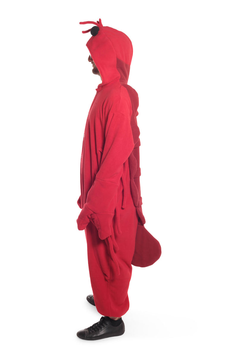 Lobster Animal Kigurumi Adult Onesie Costume Pajamas Side