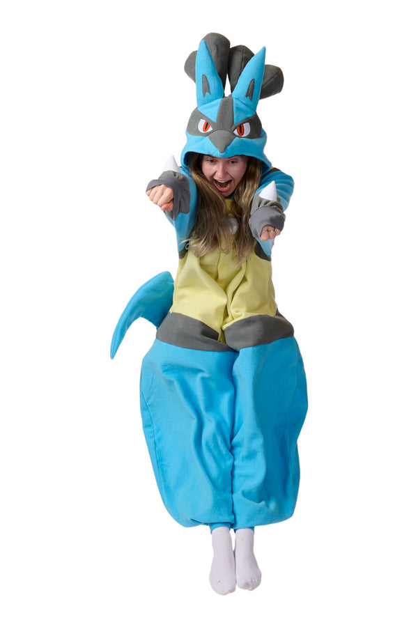 Lucario Character Pokemon Kigurumi Adult Onesie Costume Pajamas Main