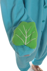 Manatee Animal Kigurumi Adult Onesie Costume Pajamas Detail Leaf