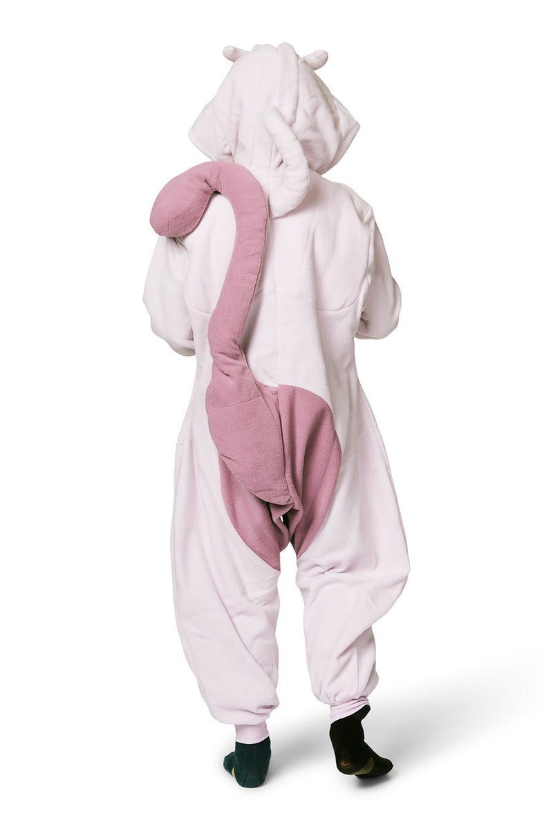 Mewtwo Character Pokemon Kigurumi Kids Onesie Costume Pajamas Back