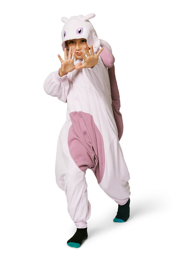 Mewtwo Character Pokemon Kigurumi Kids Onesie Costume Pajamas Main