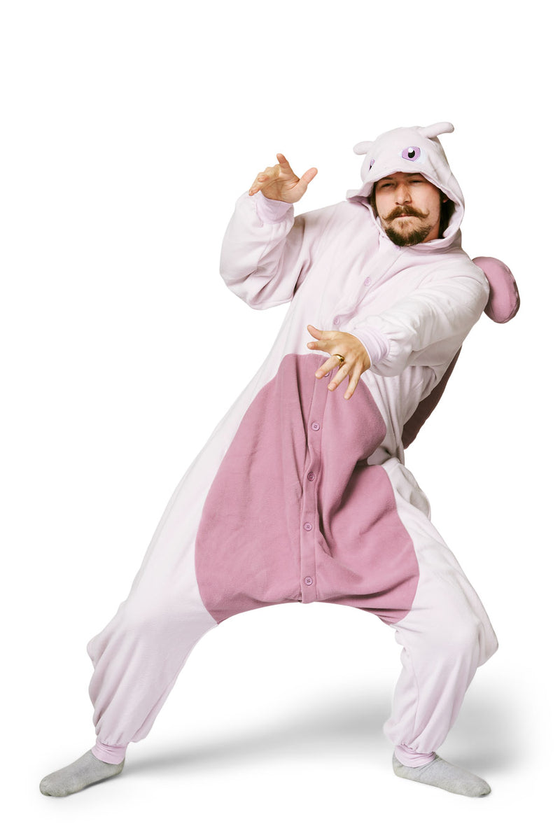 Mewtwo X-Tall Character Pokemon Kigurumi Adult Onesie Costume Pajamas Main