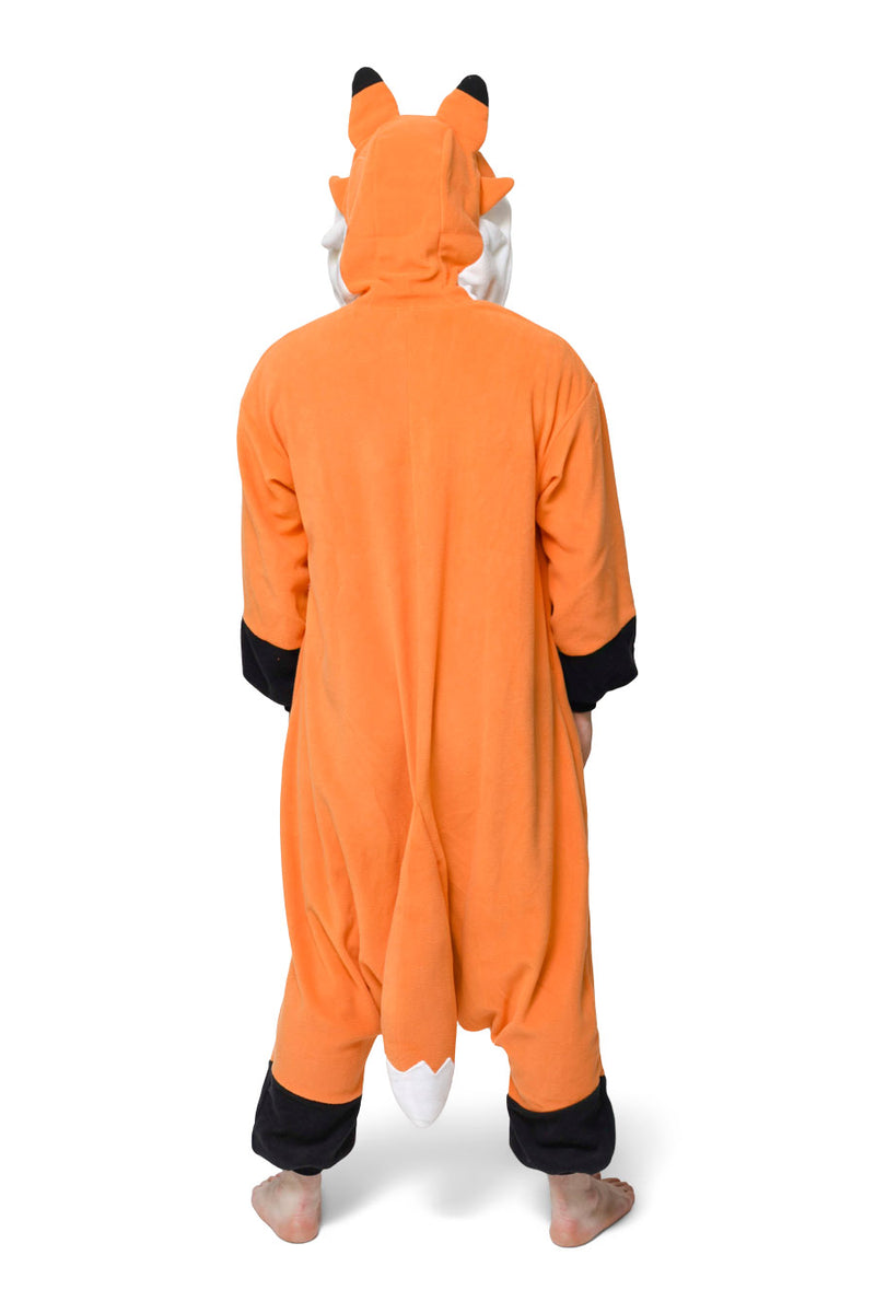 Mister Fox Animal Kigurumi Adult Onesie Costume Pajamas Back