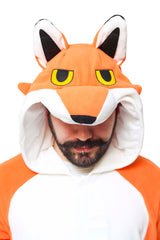 Mister Fox Animal Kigurumi Adult Onesie Costume Pajamas Hood