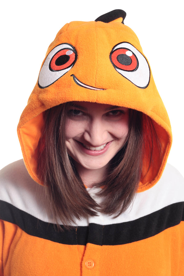 Nemo Character Kigurumi Adult Onesie Costume Pajamas Hood