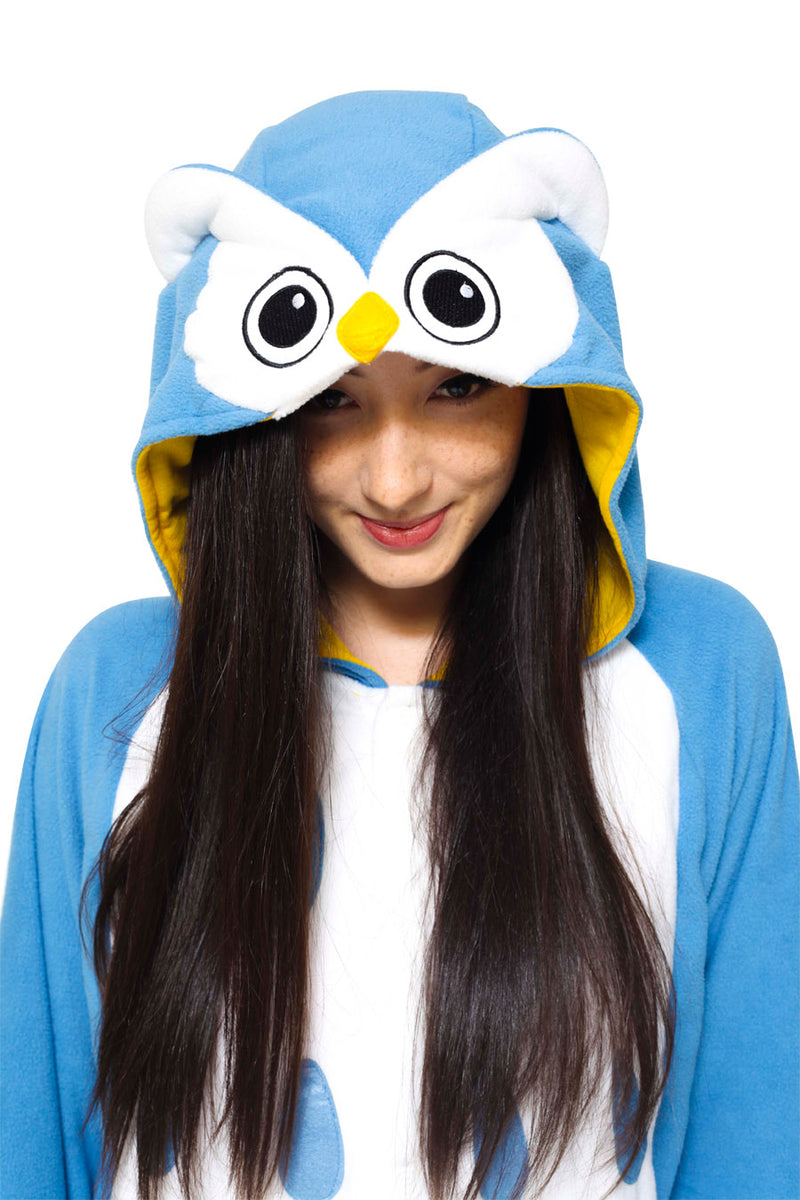 Owl Animal Kigurumi Adult Onesie Costume Pajamas Hood