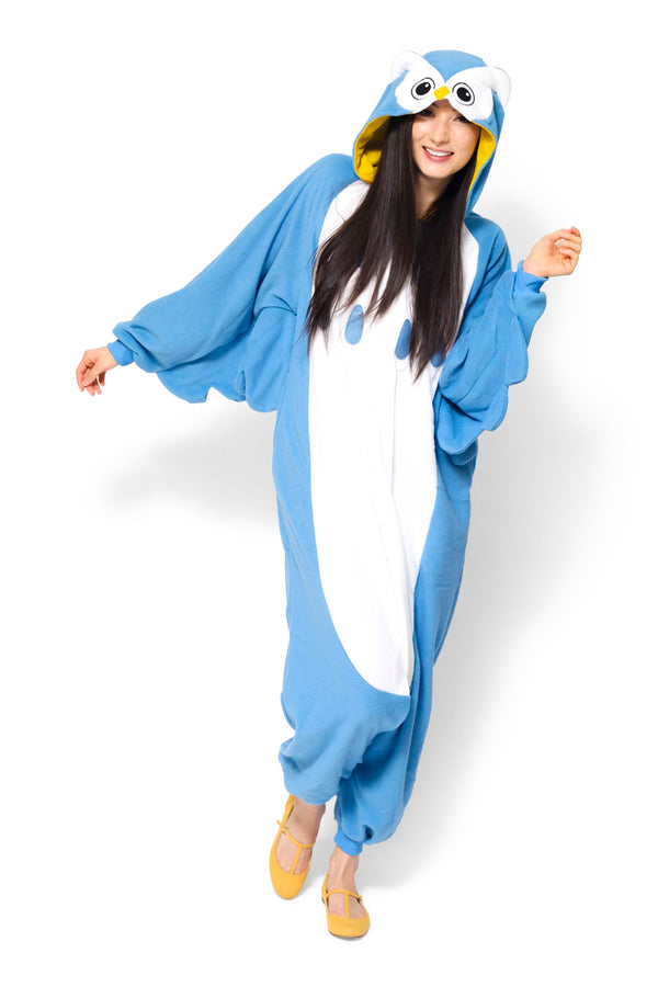 Owl Animal Kigurumi Adult Onesie Costume Pajamas Main 