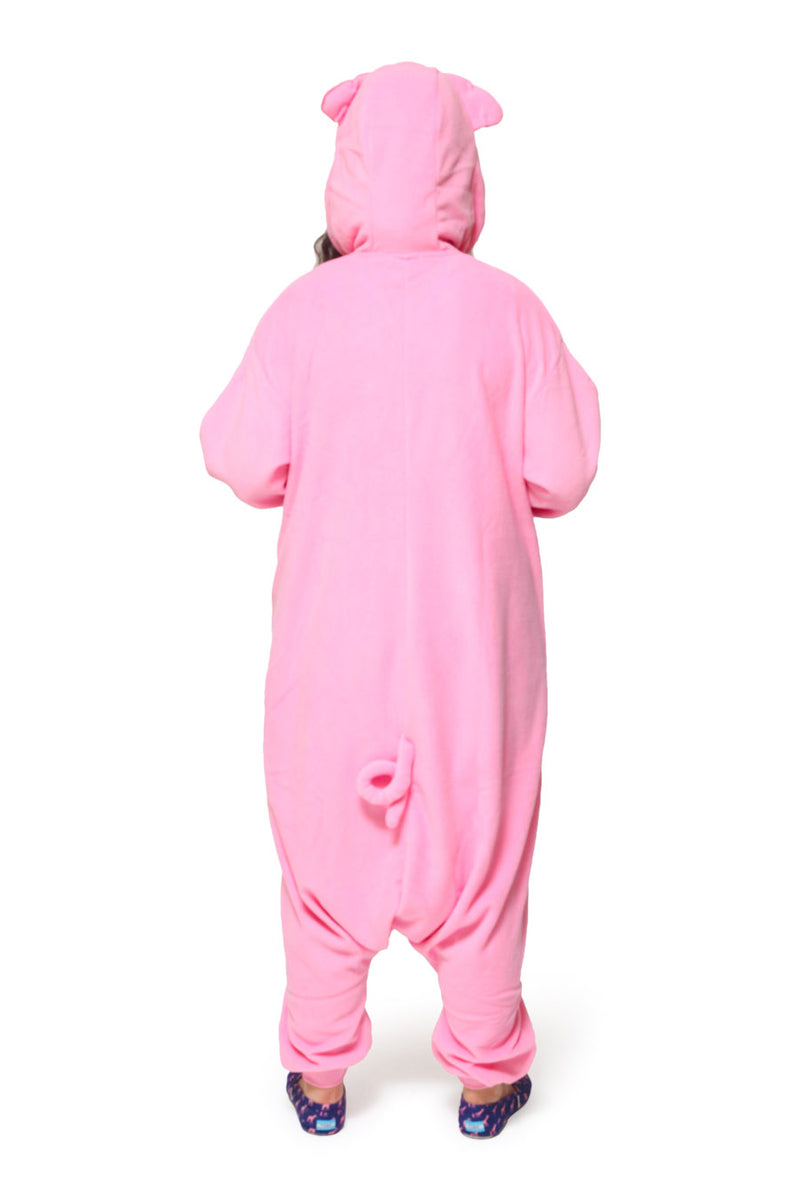 Pig Animal Kigurumi Adult Onesie Costume Pajamas Back