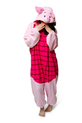 Piglet Character Kigurumi Adult Onesie Costume Pajamas Main