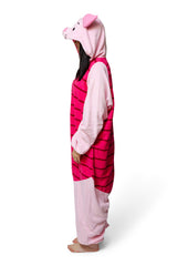 Piglet Character Kigurumi Adult Onesie Costume Pajamas Side
