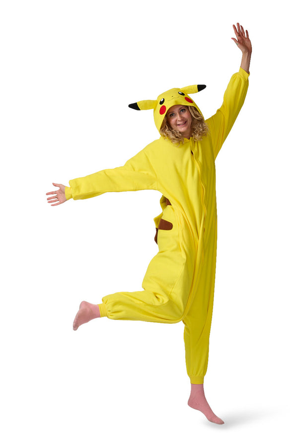 Pikachu Character Pokemon Kigurumi Adult Onesie Costume Pajamas Main