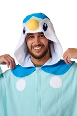 Piplup X-Tall Character Pokemon Kigurumi Adult Onesie Costume Pajamas Hood