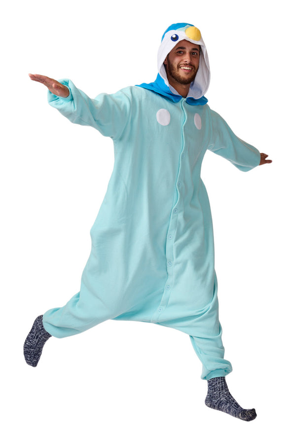 Piplup X-Tall Character Pokemon Kigurumi Adult Onesie Costume Pajamas Main