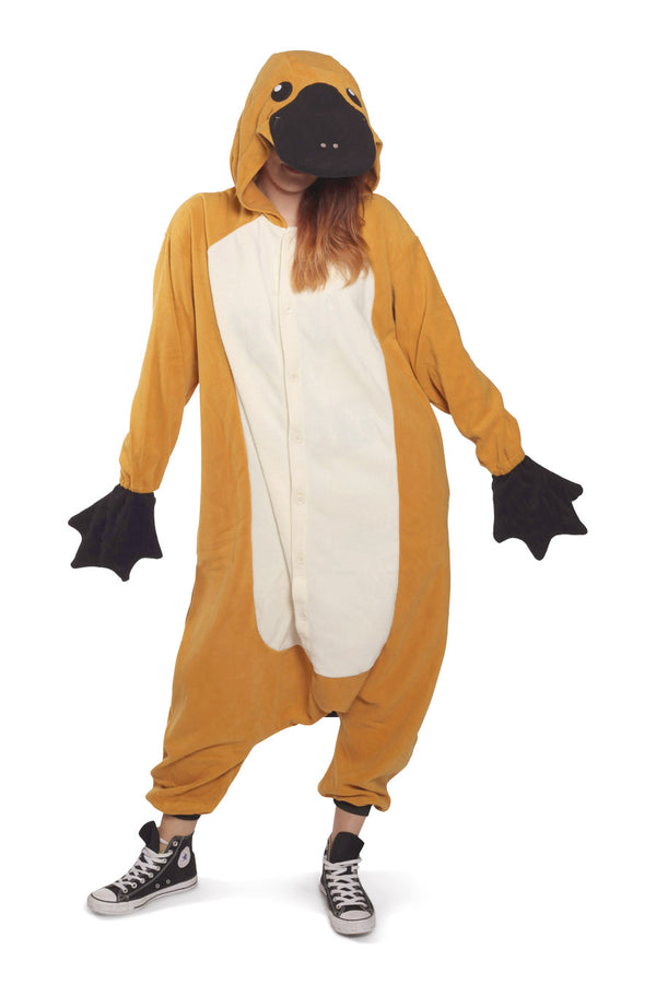 Platypus Animal Kigurumi Adult Onesie Costume Pajamas Main