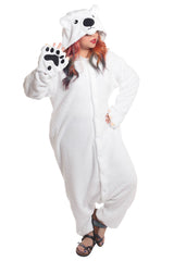 Polar Bear Animal Kigurumi Adult Onesie Costume Pajamas Main 2