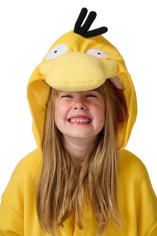 Psyduck Character Pokemon Kigurumi Kids Onesie Costume Pajamas Hood