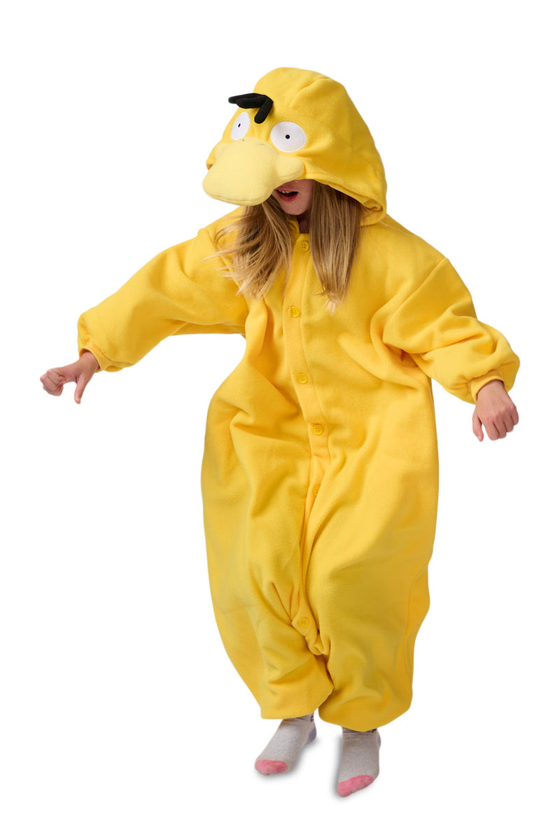 Psyduck Character Pokemon Kigurumi Kids Onesie Costume Pajamas Main