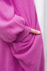 Puff the Purple Dragon Animal Kigurumi Adult Onesie Costume Pajamas Pocket