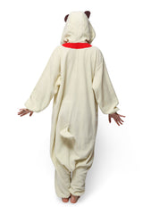 Pug Animal Kigurumi Adult Onesie Costume Pajamas Back