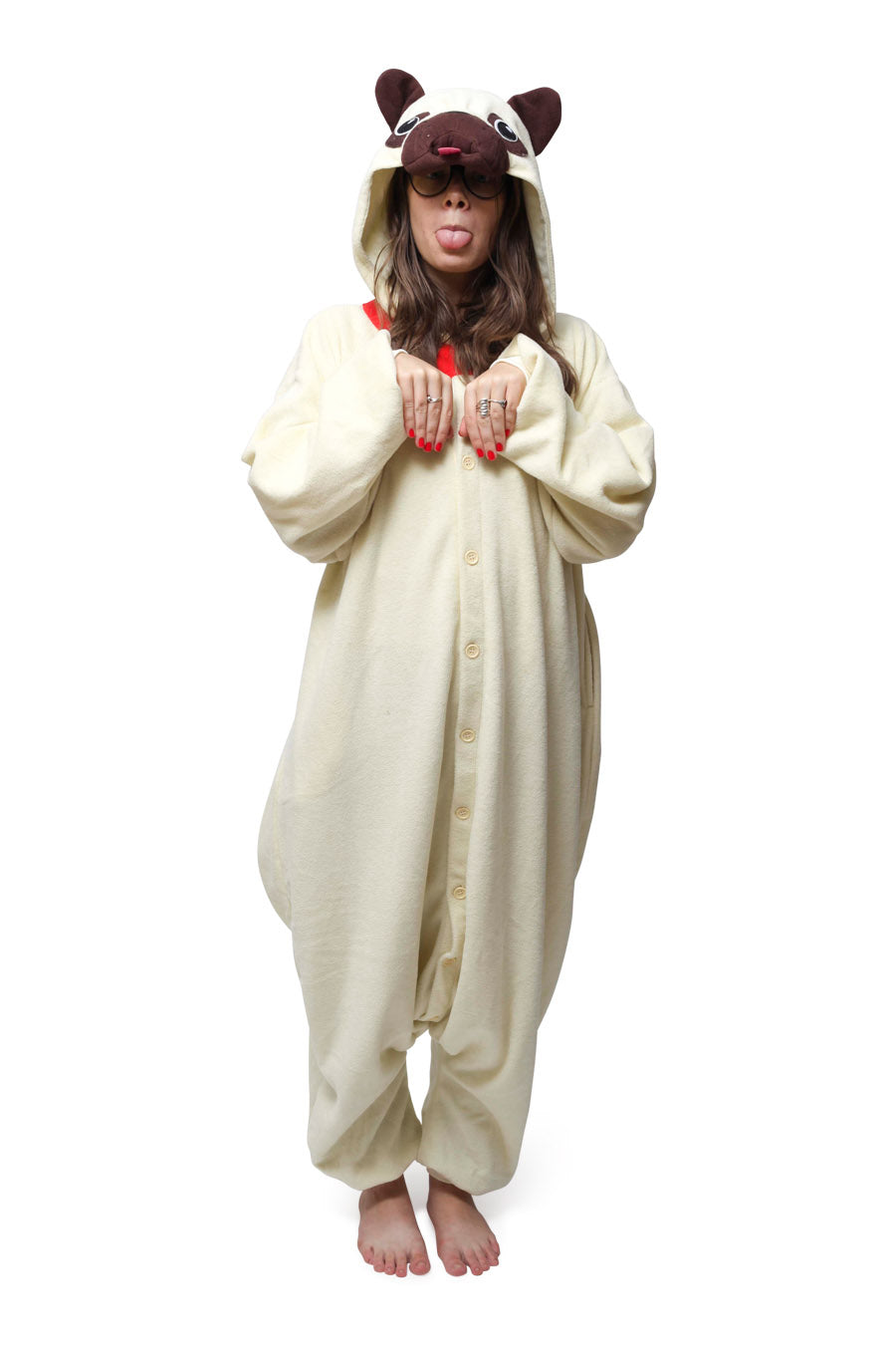 Pug Kigurumi Adult Animal Onesie Costume Pajama By SAZAC
