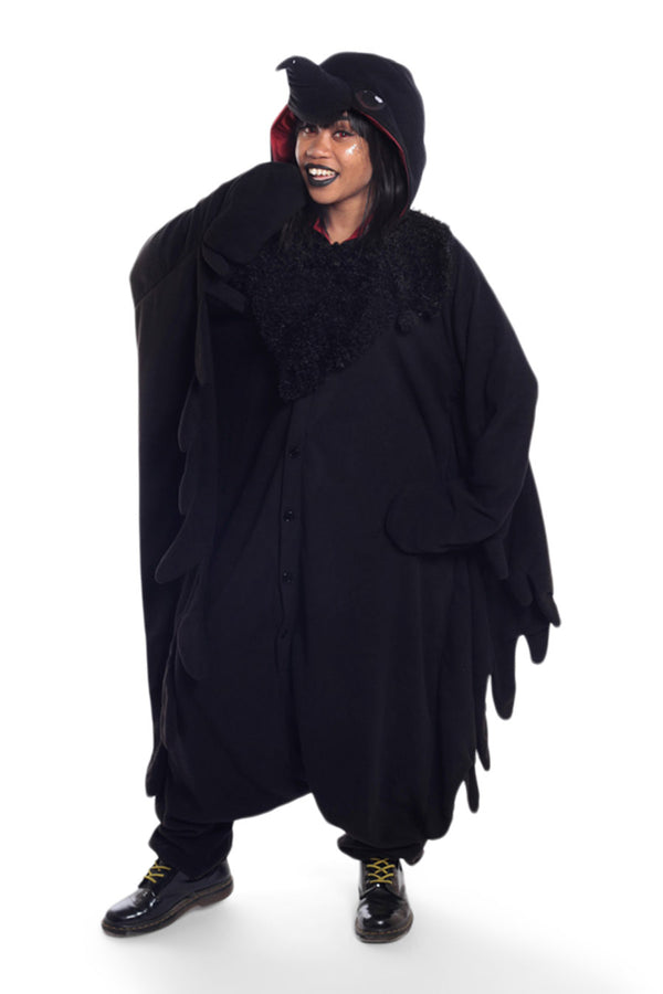 Raven Animal Kigurumi Adult Onesie Costume Pajamas Main