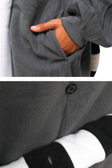Ring-Tailed Lemur Animal Kigurumi Adult Onesie Costume Pajamas Details