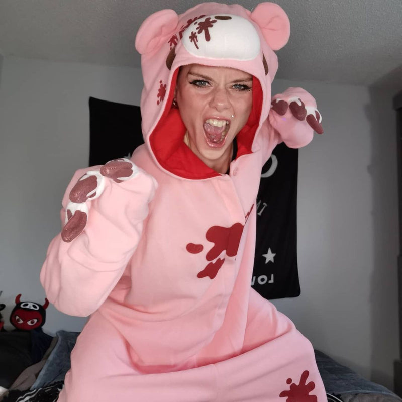 Pink Gloomy Bear Kigurumi