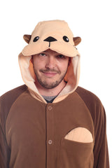 Sea Otter X-Tall Animal Kigurum Adult Onesie Costume Pajamas Hood