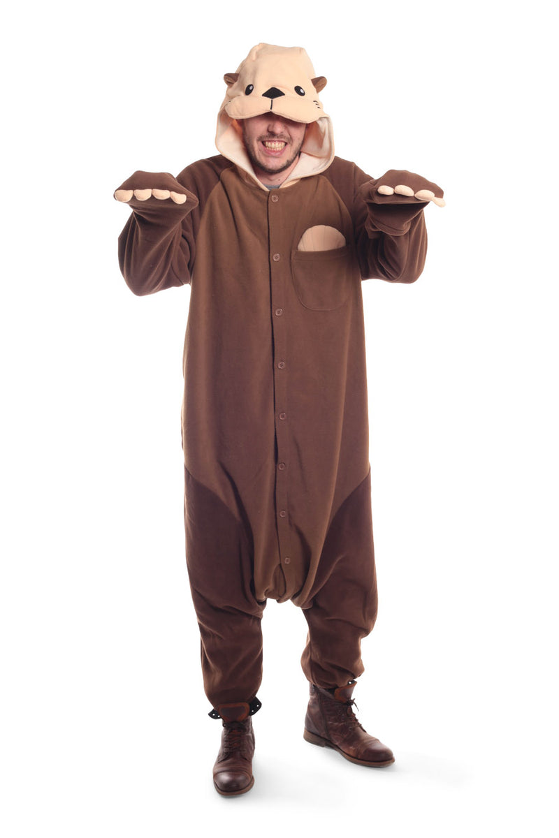 Sea Otter X-Tall Animal Kigurum Adult Onesie Costume Pajamas Main